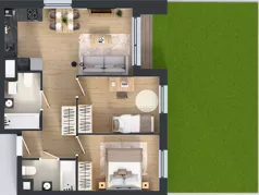3 pokoje, mieszkanie 56,46 m², parter, oferta nr II/270, Miasteczko Nova Fala 2, Gdynia, Cisowa, ul. Morska 254-262