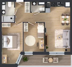 3 pokoje, mieszkanie 58,64 m², parter, oferta nr IV/25, Miasteczko Nova Sfera 4, Warszawa, Białołęka, Żerań, ul. Marywilska 7