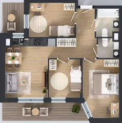4 pokoje, mieszkanie 60,57 m², piętro 2, oferta nr IV/32, Miasteczko Nova Sfera 4, Warszawa, Białołęka, Żerań, ul. Marywilska 7