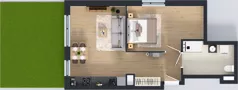 2 pokoje, mieszkanie 51,09 m², parter, oferta nr XII/26, Metro Art 12, Warszawa, Praga Południe, Kamionek, ul. Chodakowska 38