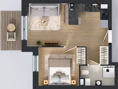 2 pokoje, mieszkanie 34,36 m², piętro 1, oferta nr 7, Viva Garden 14, Warszawa, Białołęka, Brzeziny, ul. Szlachecka 8