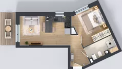 2 pokoje, mieszkanie 36,16 m², piętro 2, oferta nr 17, Viva Garden 14, Warszawa, Białołęka, Brzeziny, ul. Szlachecka 8