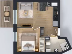 2 pokoje, mieszkanie 31,51 m², piętro 3, oferta nr 23, Viva Garden 14, Warszawa, Białołęka, Brzeziny, ul. Szlachecka 8