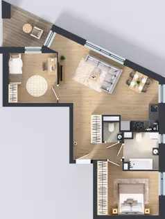 3 pokoje, mieszkanie 61,76 m², piętro 2, oferta nr 31, Viva Garden 14, Warszawa, Białołęka, Brzeziny, ul. Szlachecka 8