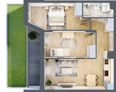 3 pokoje, mieszkanie 50,82 m², piętro 1, oferta nr III/A13, Miasteczko Nova Sfera, Warszawa, Białołęka, Żerań, ul. Marywilska