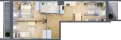 3 pokoje, mieszkanie 58,99 m², piętro 3, oferta nr III/E242, Miasteczko Nova Sfera, Warszawa, Białołęka, Żerań, ul. Marywilska