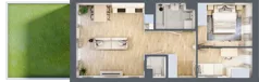 3 pokoje, mieszkanie 54,71 m², parter, oferta nr XI/74, Metro Art 11, Warszawa, Praga Południe, Kamionek, ul. Żupnicza / Chodakowska