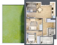 3 pokoje, mieszkanie 64,02 m², parter, oferta nr VI/65, Neo Nova Ochota 6, Warszawa, Włochy, Raków, ul. Opackiego