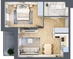 2 pokoje, mieszkanie 39,47 m², piętro 1, oferta nr VI/15, Neo Nova Ochota 6, Warszawa, Włochy, Raków, ul. Opackiego