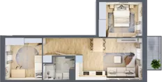 3 pokoje, mieszkanie 49,25 m², piętro 2, oferta nr VII/49, Nova Viva Garden 7, Warszawa, Białołęka, Brzeziny, ul. Pawła Włodkowica 11C