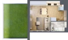 1 pokój, mieszkanie 29,73 m², parter, oferta nr VII/59, Nova Viva Garden 7, Warszawa, Białołęka, Brzeziny, ul. Pawła Włodkowica 11C