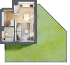 1 pokój, mieszkanie 31,41 m², parter, oferta nr XIII/3, Metro Art 13, Warszawa, Praga Południe, Kamionek, ul. Żupnicza