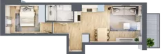 2 pokoje, mieszkanie 38,62 m², piętro 5, oferta nr IV/20, Neo Nova Ochota 4, Warszawa, Włochy, Raków, ul. Wojciecha Opackiego
