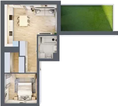 2 pokoje, mieszkanie 45,67 m², parter, oferta nr VI/1, Metro Art 6, Warszawa, Praga Południe, Kamionek, ul. Żupnicza