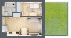 2 pokoje, mieszkanie 31,35 m², parter, oferta nr VI/3, Metro Art 6, Warszawa, Praga Południe, Kamionek, ul. Żupnicza