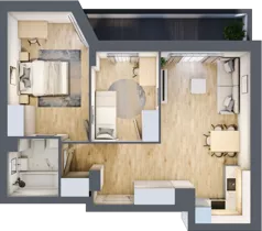 3 pokoje, mieszkanie 53,65 m², piętro 7, oferta nr V/94, Miasteczko Nova Sfera 5, Warszawa, Białołęka, Żerań, ul. Marywilska 5