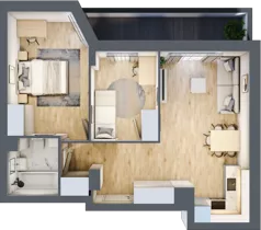 3 pokoje, mieszkanie 53,65 m², piętro 2, oferta nr V/29, Miasteczko Nova Sfera 5, Warszawa, Białołęka, Żerań, ul. Marywilska 5