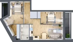 3 pokoje, mieszkanie 64,50 m², piętro 6, oferta nr V/140, Miasteczko Nova Sfera 5, Warszawa, Białołęka, Żerań, ul. Marywilska 5