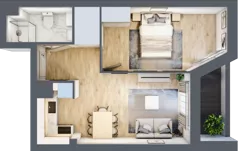 2 pokoje, mieszkanie 37,97 m², piętro 6, oferta nr V/139, Miasteczko Nova Sfera 5, Warszawa, Białołęka, Żerań, ul. Marywilska 5