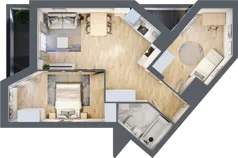 3 pokoje, mieszkanie 54,91 m², piętro 4, oferta nr V/123, Miasteczko Nova Sfera 5, Warszawa, Białołęka, Żerań, ul. Marywilska 5