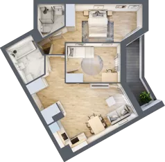 3 pokoje, mieszkanie 59,36 m², piętro 7, oferta nr V/93, Miasteczko Nova Sfera 5, Warszawa, Białołęka, Żerań, ul. Marywilska 5