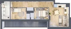 3 pokoje, mieszkanie 52,04 m², piętro 3, oferta nr F-141, Piastova Osada, Warszawa, Ursus, Gołąbki, ul. Henryka II Pobożnego
