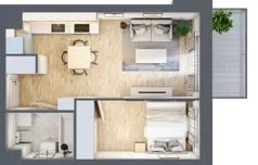 2 pokoje, mieszkanie 33,77 m², piętro 2, oferta nr A/81, Olchowy Park 3, Warszawa, Białołęka, Kobiałka, ul. Marii Callas 20, 20A