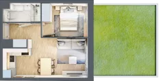 2 pokoje, mieszkanie 33,75 m², parter, oferta nr III/70, Neo Nova Ochota 3, Warszawa, Włochy, Raków, ul. Wojciecha Opackiego 4A