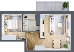 2 pokoje, mieszkanie 41,48 m², piętro 5, oferta nr III/41, Neo Nova Ochota 3, Warszawa, Włochy, Raków, ul. Wojciecha Opackiego 4A