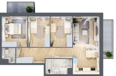 4 pokoje, mieszkanie 68,22 m², piętro 2, oferta nr III/93, Neo Nova Ochota 3, Warszawa, Włochy, Raków, ul. Wojciecha Opackiego 4A