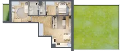 3 pokoje, mieszkanie 57,00 m², parter, oferta nr III/45, Neo Nova Ochota 3, Warszawa, Włochy, Raków, ul. Wojciecha Opackiego 4A