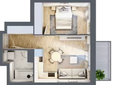 2 pokoje, mieszkanie 36,30 m², piętro 2, oferta nr III/9, Neo Nova Ochota 3, Warszawa, Włochy, Raków, ul. Wojciecha Opackiego 4A