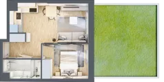 2 pokoje, mieszkanie 32,49 m², parter, oferta nr III/73, Neo Nova Ochota 3, Warszawa, Włochy, Raków, ul. Wojciecha Opackiego 4A