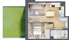 2 pokoje, mieszkanie 35,25 m², parter, oferta nr III/44, Neo Nova Ochota 3, Warszawa, Włochy, Raków, ul. Wojciecha Opackiego 4A