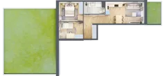 3 pokoje, mieszkanie 47,55 m², parter, oferta nr VIII/40, Nova Viva Garden 8, Warszawa, Białołęka, Brzeziny, ul. Włodkowica 11D