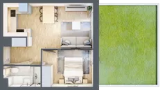 2 pokoje, mieszkanie 34,32 m², parter, oferta nr VIII/64, Nova Viva Garden 8, Warszawa, Białołęka, Brzeziny, ul. Włodkowica 11D