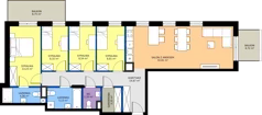 5 pokoi, mieszkanie 101,55 m², piętro 2, oferta nr C2/161, Miasteczko Julianów 2, Julianów, ul. Architektów