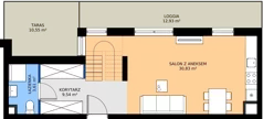 3 pokoje, mieszkanie 82,94 m², piętro 3, oferta nr IV/40, Miasteczko Nova Sfera 4, Warszawa, Białołęka, Żerań, ul. Marywilska 7