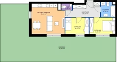 3 pokoje, mieszkanie 58,10 m², parter, oferta nr XII/78, Metro Art 12, Warszawa, Praga Południe, Kamionek, ul. Chodakowska 38