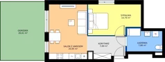 2 pokoje, mieszkanie 51,09 m², parter, oferta nr XII/26, Metro Art 12, Warszawa, Praga Południe, Kamionek, ul. Chodakowska 38
