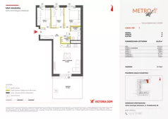 4 pokoje, mieszkanie 66,87 m², parter, oferta nr XII/1, Metro Art 12, Warszawa, Praga Południe, Kamionek, ul. Chodakowska 38