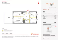 4 pokoje, mieszkanie 63,33 m², parter, oferta nr XII/24, Metro Art 12, Warszawa, Praga Południe, Kamionek, ul. Chodakowska 38