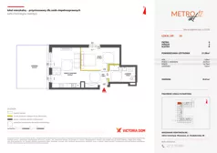 2 pokoje, mieszkanie 51,09 m², parter, oferta nr XII/26, Metro Art 12, Warszawa, Praga Południe, Kamionek, ul. Chodakowska 38