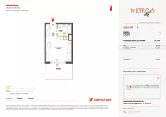 1 pokój, mieszkanie 29,16 m², parter, oferta nr XIV/3, Metro Art 14, Warszawa, Praga Południe, Kamionek, ul. Chodakowska