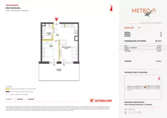 2 pokoje, mieszkanie 40,17 m², parter, oferta nr XIV/13, Metro Art 14, Warszawa, Praga Południe, Kamionek, ul. Chodakowska