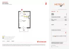1 pokój, mieszkanie 29,82 m², piętro 1, oferta nr XIV/18, Metro Art 14, Warszawa, Praga Południe, Kamionek, ul. Chodakowska