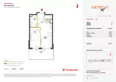2 pokoje, mieszkanie 44,80 m², parter, oferta nr XIV/85, Metro Art 14, Warszawa, Praga Południe, Kamionek, ul. Chodakowska