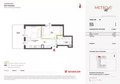 2 pokoje, mieszkanie 51,04 m², parter, oferta nr X/26, Metro Art 9, 10, Warszawa, Praga Południe, Kamionek, ul. Żupnicza