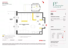1 pokój, mieszkanie 34,81 m², piętro 2, oferta nr C2/170, Miasteczko Julianów 2, Julianów, ul. Architektów