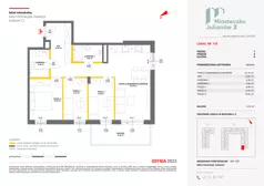 4 pokoje, mieszkanie 72,75 m², piętro 1, oferta nr C2/155, Miasteczko Julianów 2, Julianów, ul. Architektów